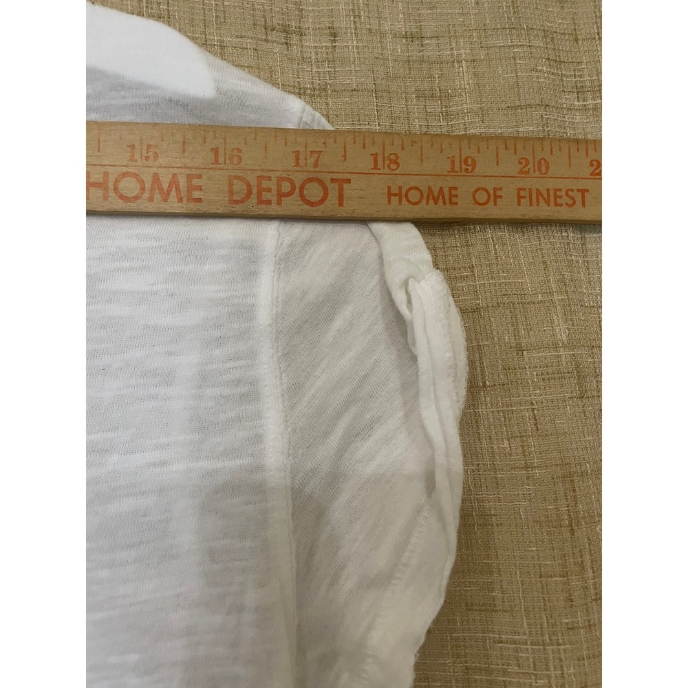 We The Free Relaxed Fit White Tee T-Shirt Top Women's Large Everyday Casual - Picture 5 of 7